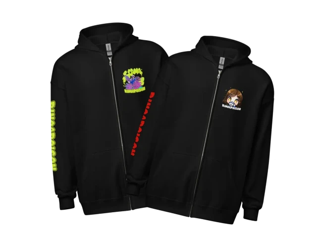 Rinoa Poison zip-up hoodies